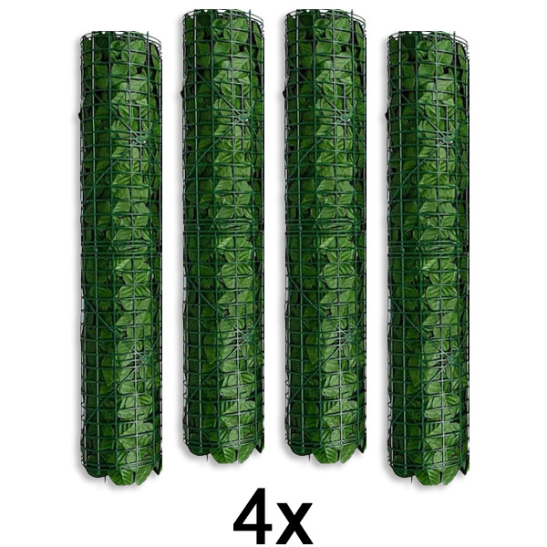 4x Panel pro ochranu soukromí s umělými listy | LEAFPANEL